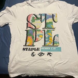 Staple T shirt light blue